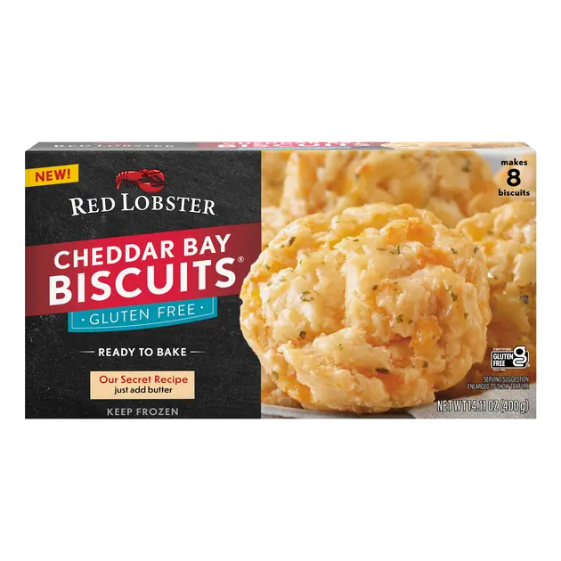 Red Lobster Gluten Free Cheddar Bay Biscuits, 8Ct