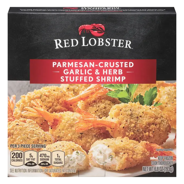 Parmesan Crusted Garlic & Herb Stuffed Shrimp Frozen