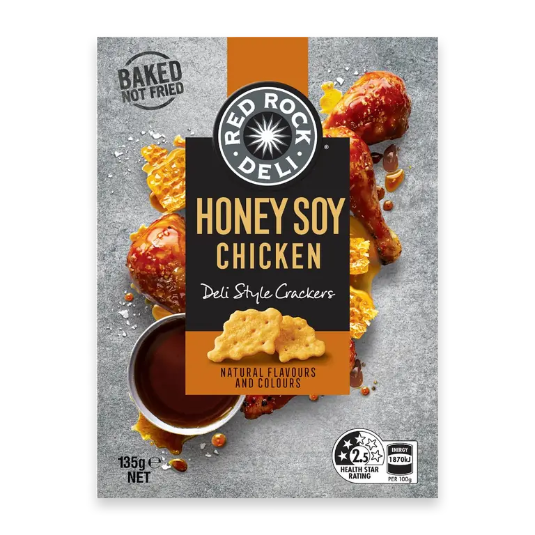 Biscuit Crackers Share Pack Honey Soy & Chicken