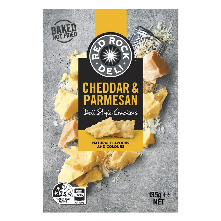 Cheddar & Parmesan Deli Style Crackers