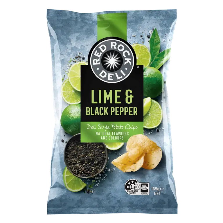 Lime & Black Pepper Potato Chips
