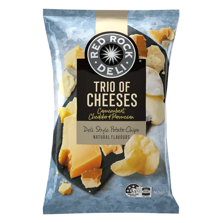 Potato Chips Brie Cheddar & Parmesan