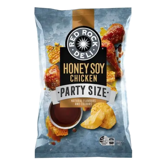Potato Chips Party Bag Honey Soy & Chicken