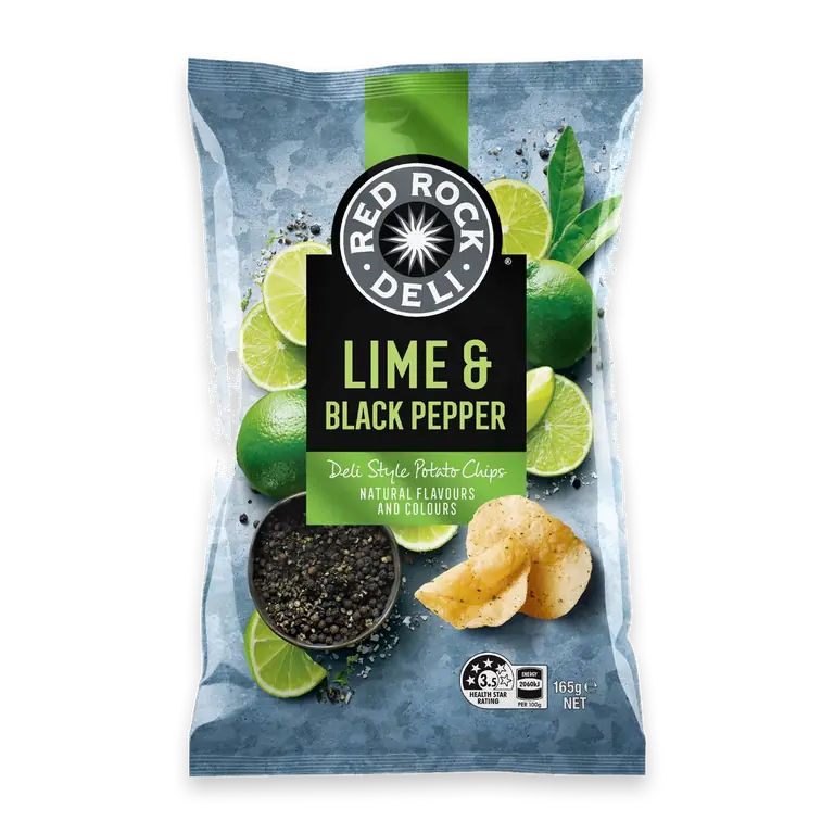Potato Chips Share Pack Lime & Pepper