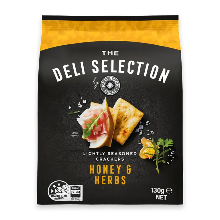 Selection Crackers Honey & Herb