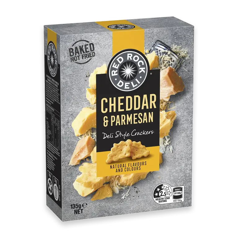 Style Crackers Cheddar & Parmesan
