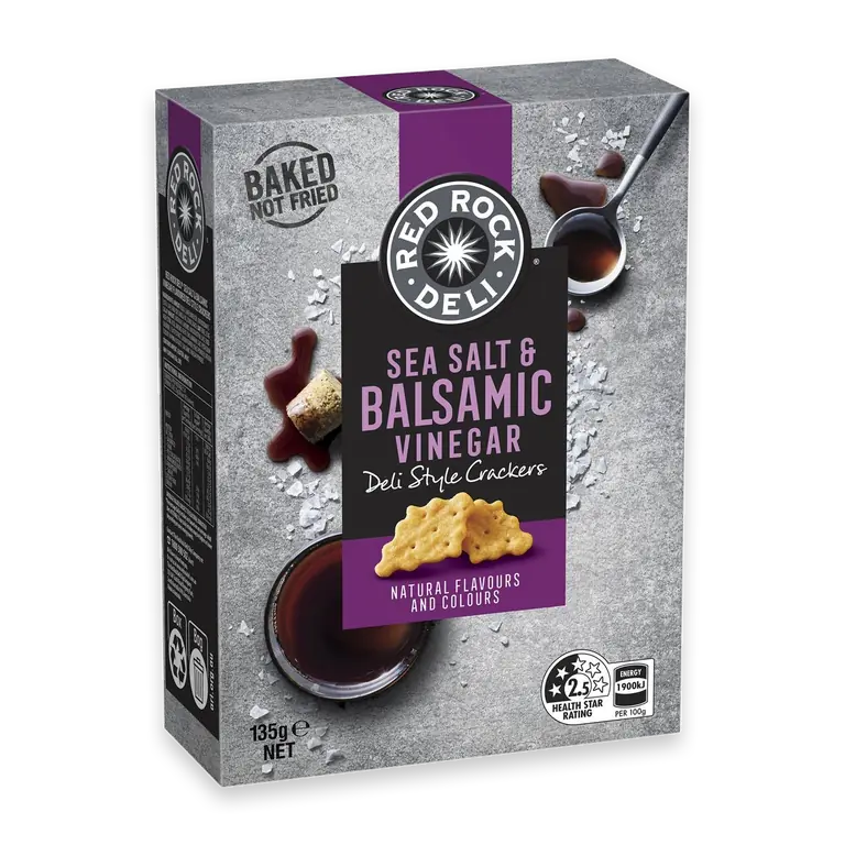 Style Crackers Sea Salt & Balsamic Vinegar