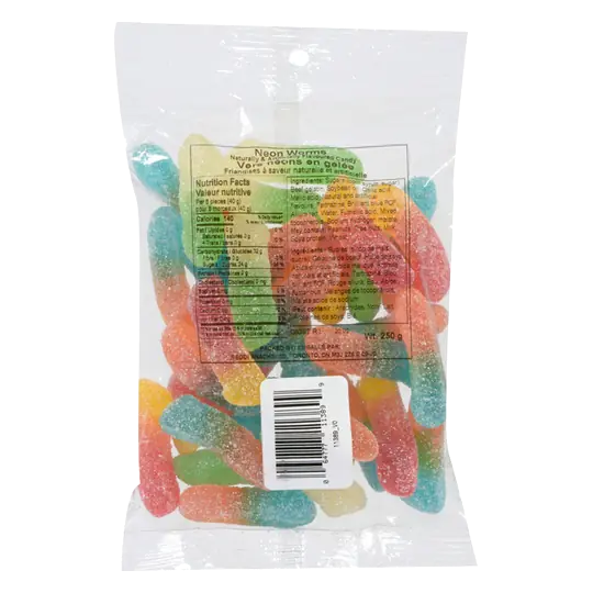 Candy Neon Worms 250 g