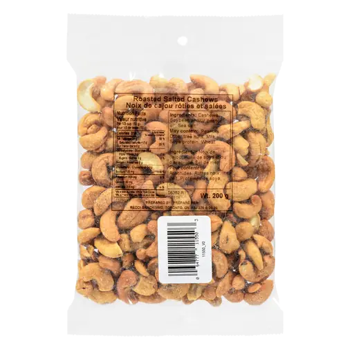 Cashews Roasted W/Salt 200 g