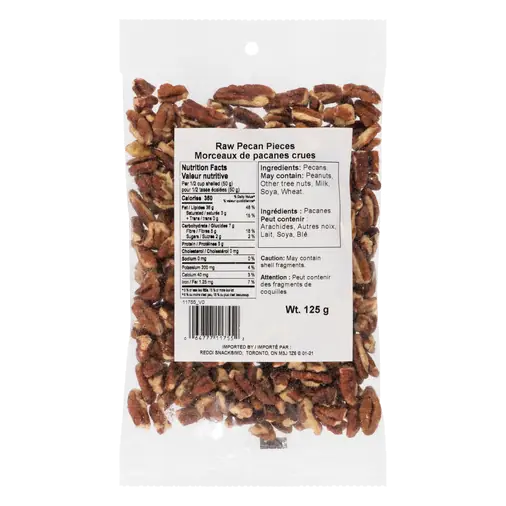 Pecan Pieces Raw 125 g