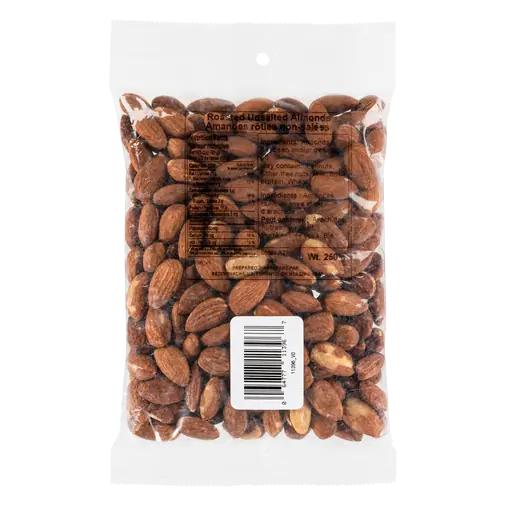 Roasted Almonds Unsalted 250 g