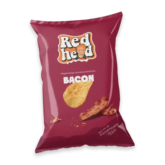 Bacon Megakrispiga Potatis Chips