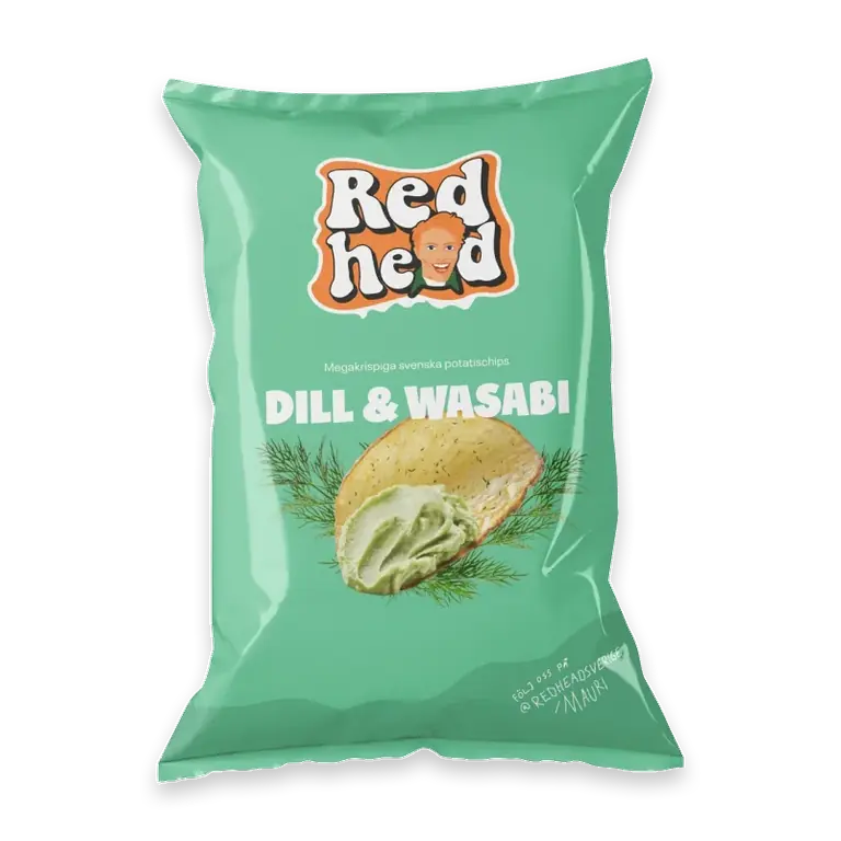 Chips Dill & Wasabi 150g