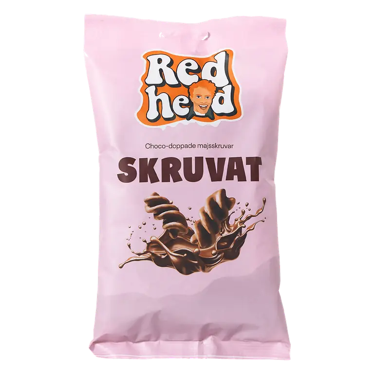 Skruvat Choco-doppade Majsskruvar