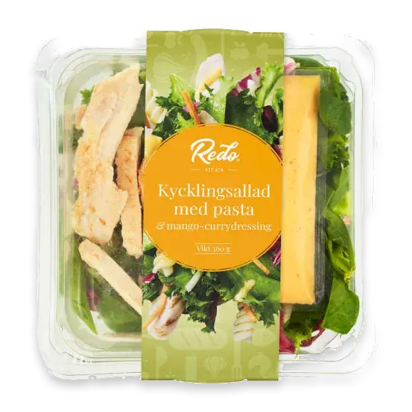 Kycklingcurry Sallad