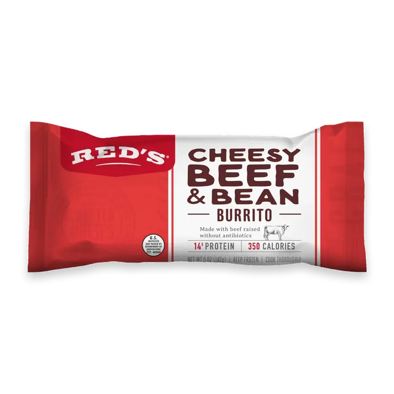 Cheesy Beef & Bean Frozen Burrito