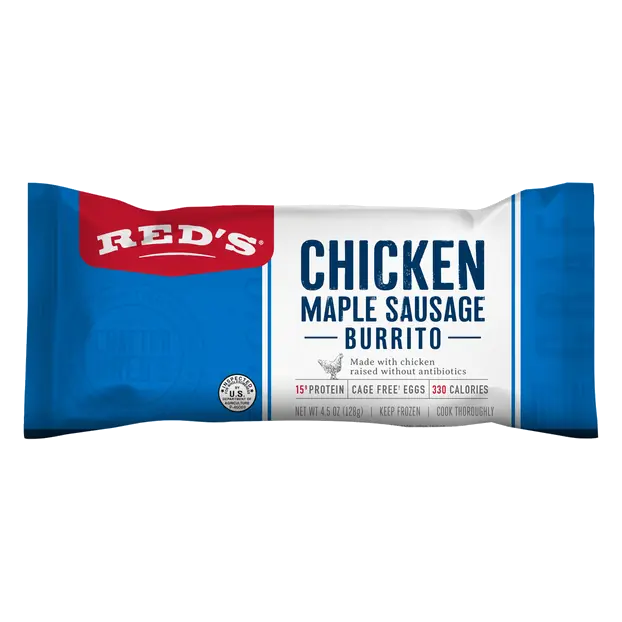 Chicken Maple Sausage Breakfast Burrito Frozen
