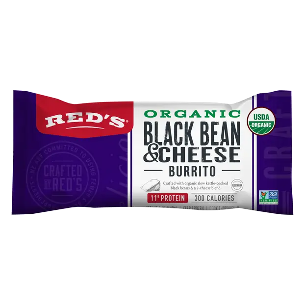 Organic Black Bean & Cheese Burrito Frozen