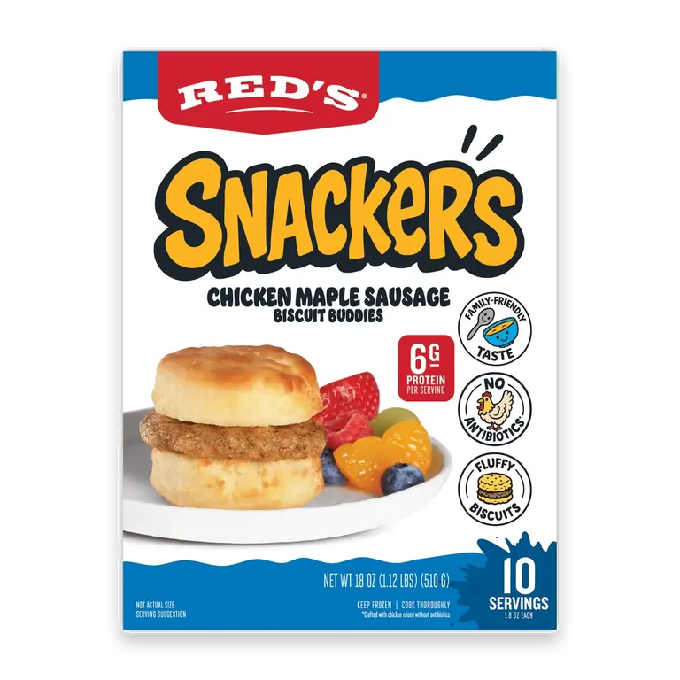Snackers Chicken Maple Sausage Biscuits