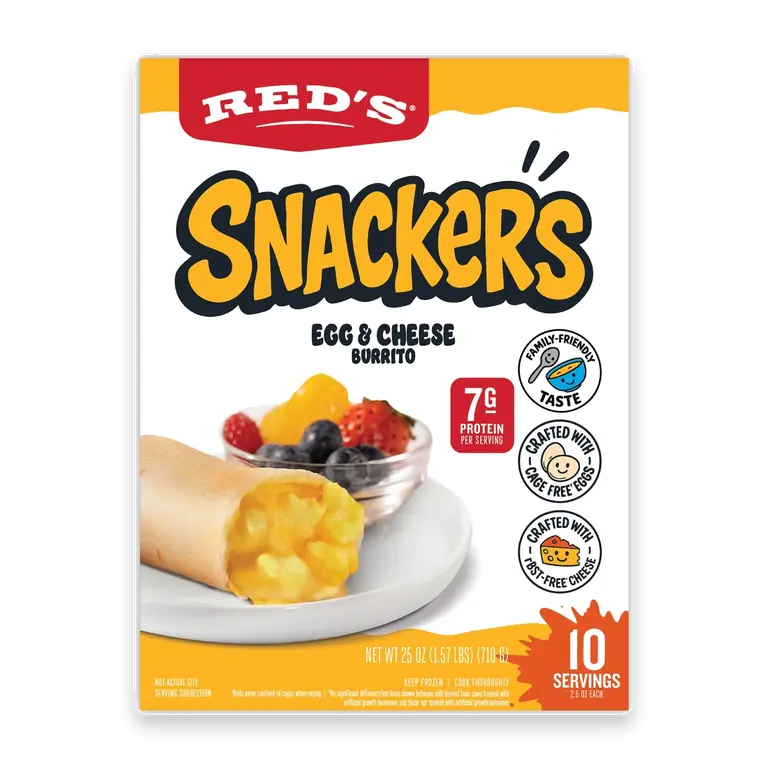 Snackers Egg & Cheese Breakfast Burritos