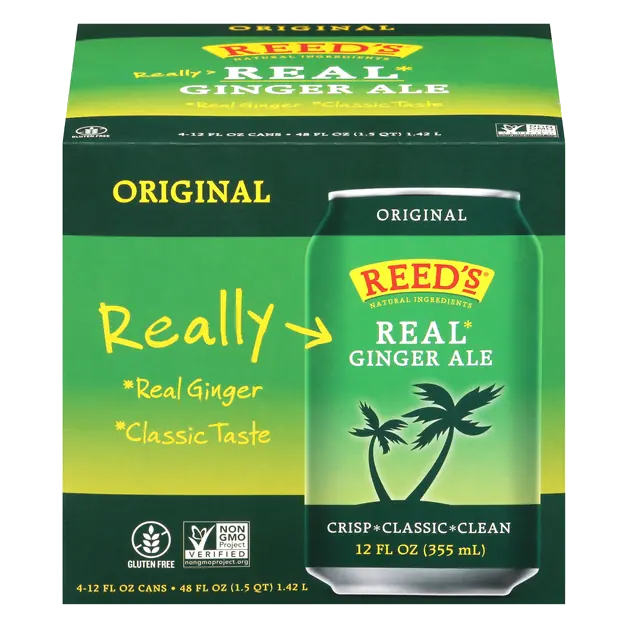 Gluten Free Real Ginger Ale - 4 pk