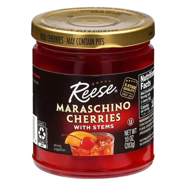 Maraschino Cherries with Stems