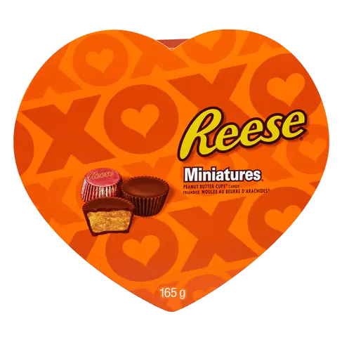 Peanut Butter Cups Miniature Hearts 165 g