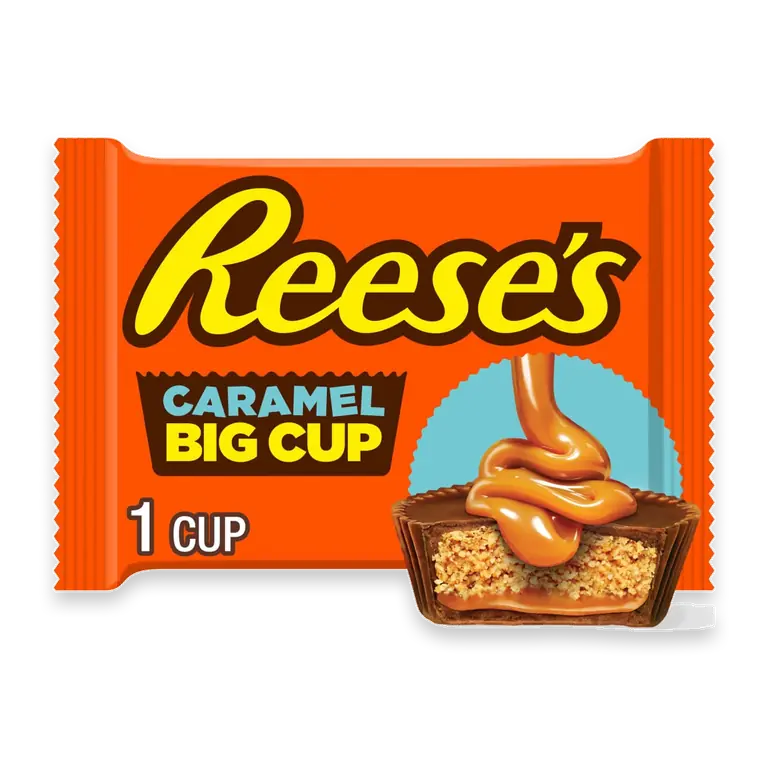Big Cup Caramel Milk Chocolate Peanut Butter Cup Candy Pack