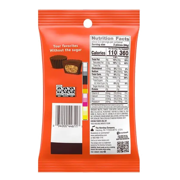 Chocolate Candy & Peanut Butter Miniature Cups