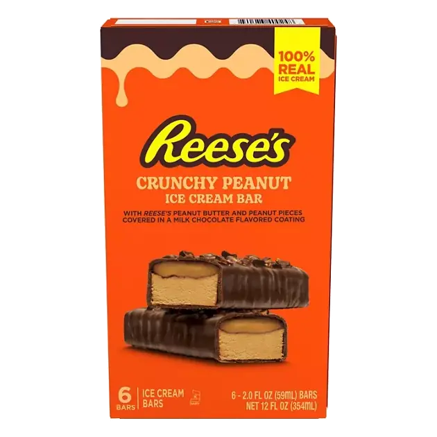 Crunchy Peanut Ice Cream Bars