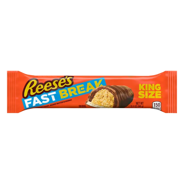 Fast Break Milk Chocolate Peanut Butter & Nougat Candy Bar