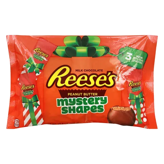 Milk Chocolate, Peanut Butter, Mystery Shapes