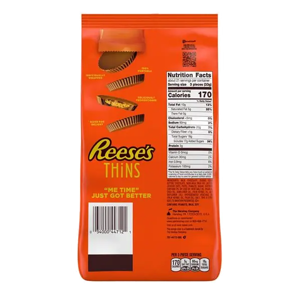 Milk Chocolate & Peanut Butter Thins