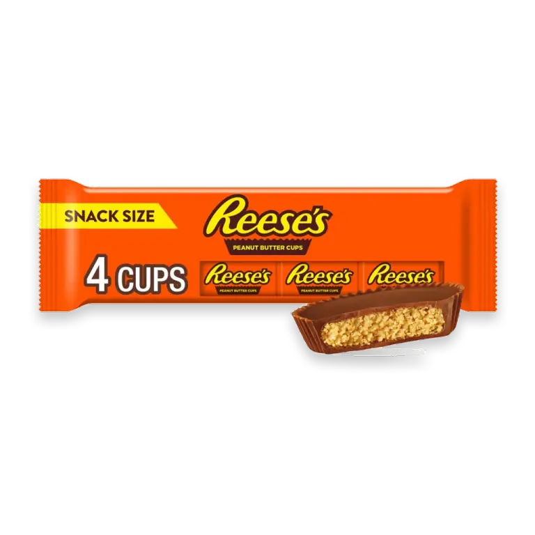 Milk Chocolate Snack Size Peanut Butter Cups Candy Packs