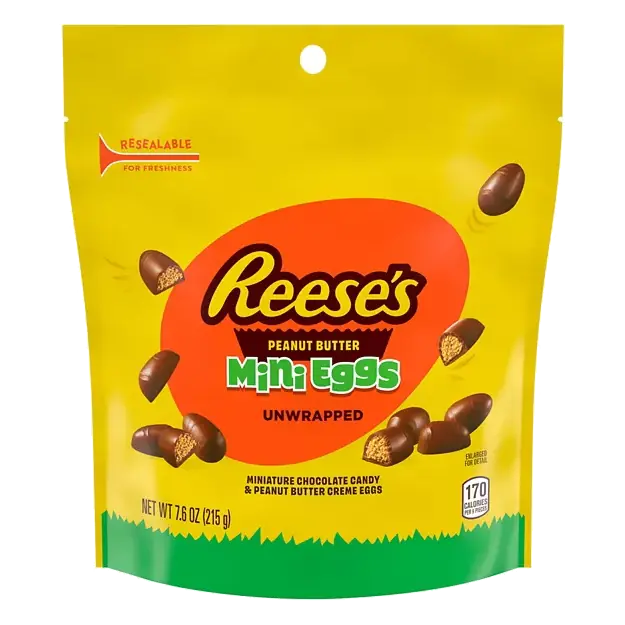 Mini Eggs Peanut Butter Chocolate Candy