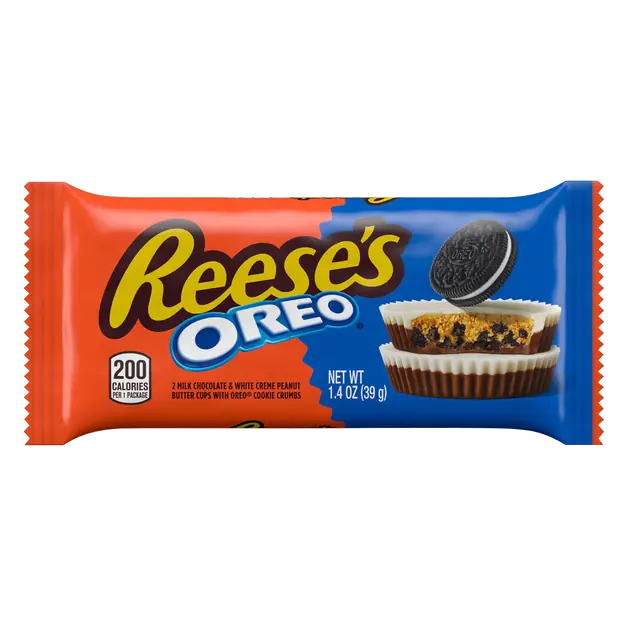 OREO Milk Chocolate & White Creme Peanut Butter Cups Candy