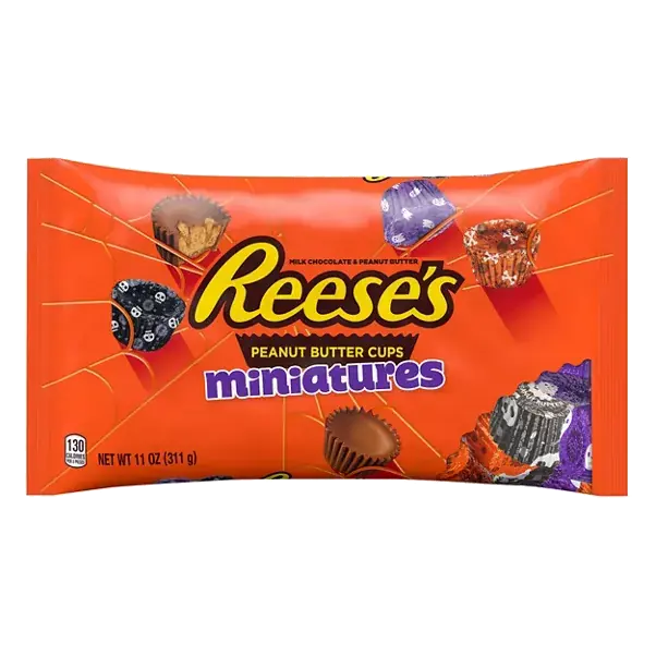 Peanut Butter Cups, Milk Chocolate, Miniatures