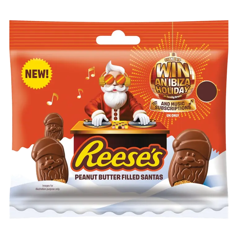 Peanut Butter Filled Santas 55g