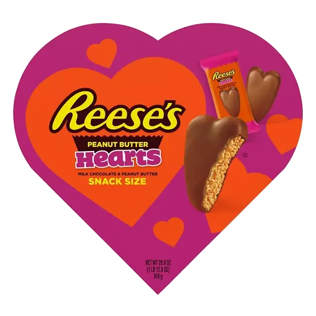 Peanut Butter Hearts Snack Size
