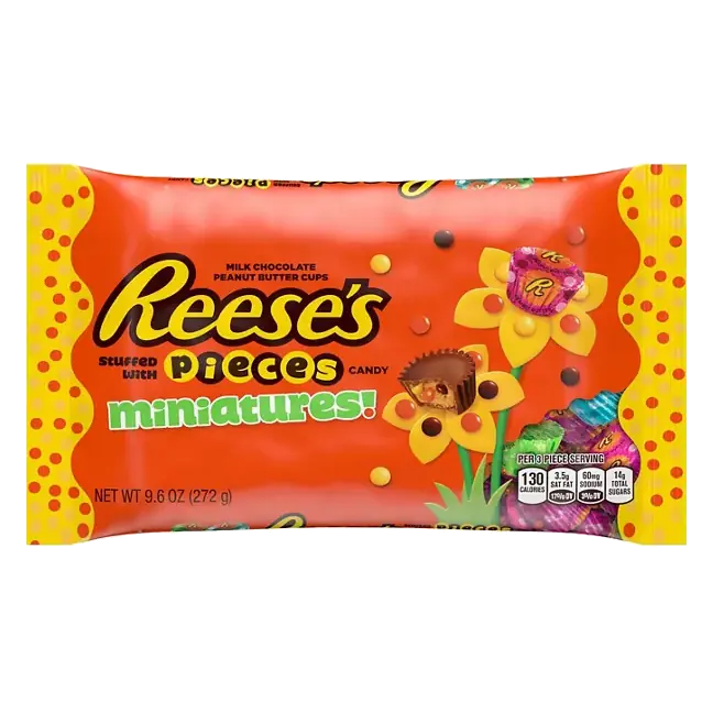 Milk Chocolate Peanut Butter Cups, Stuffed with Candy, Miniatures
