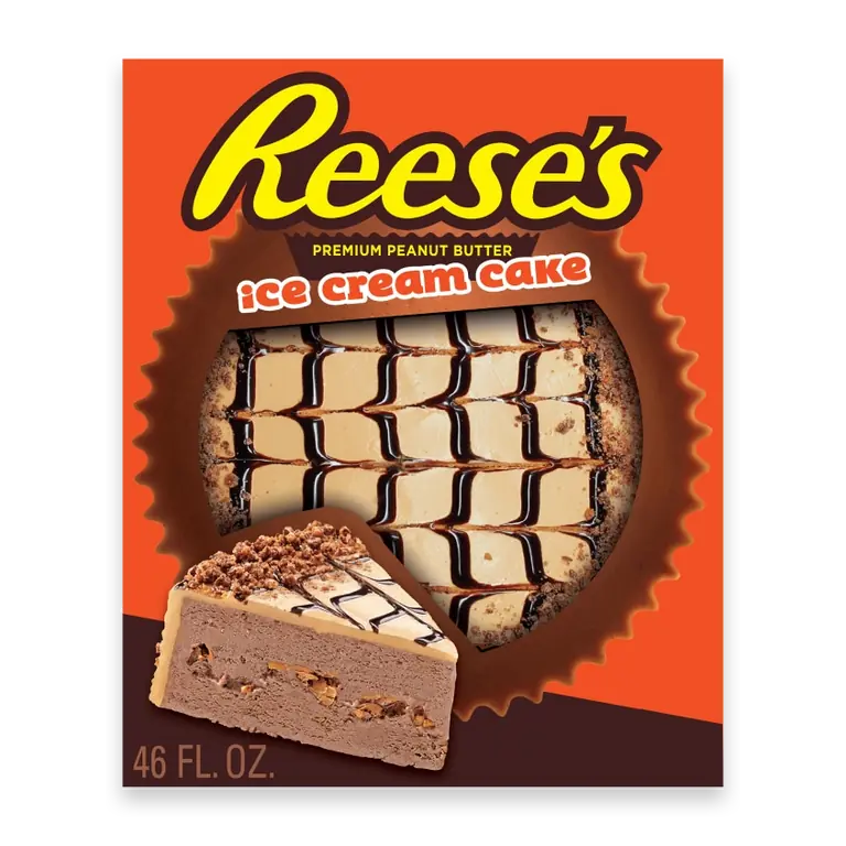 Premium Peanut Butter Cups Ice Cream Cake