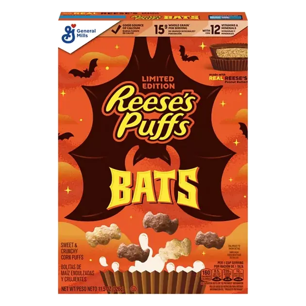 Corn Puffs, Sweet & Crunchy, Bats