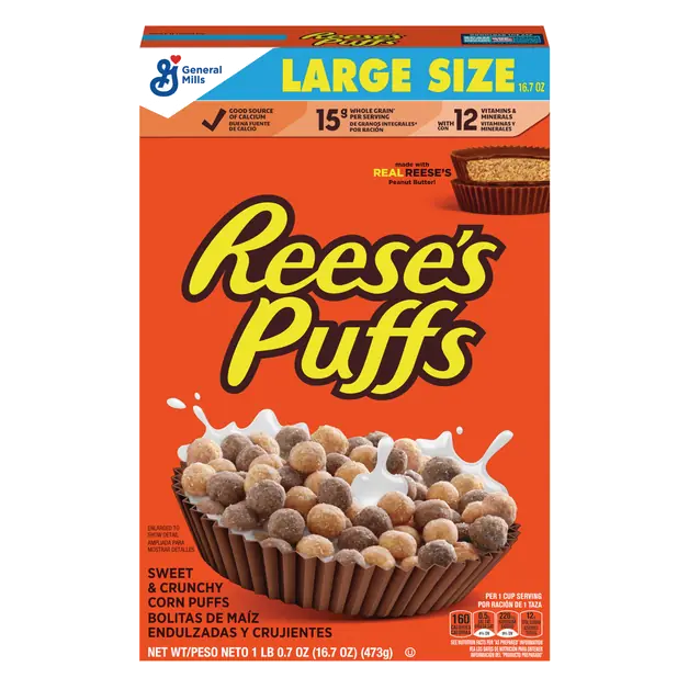 Puffs Peanut Butter Cereal Large Size