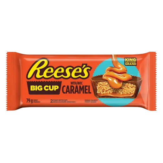 Reese's Chocolate Peanut Butter Big Cups With Caramel 79 g