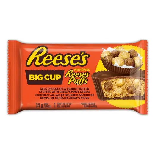Milk Chocolate Peanut Butter Cup With Puffs 34 g