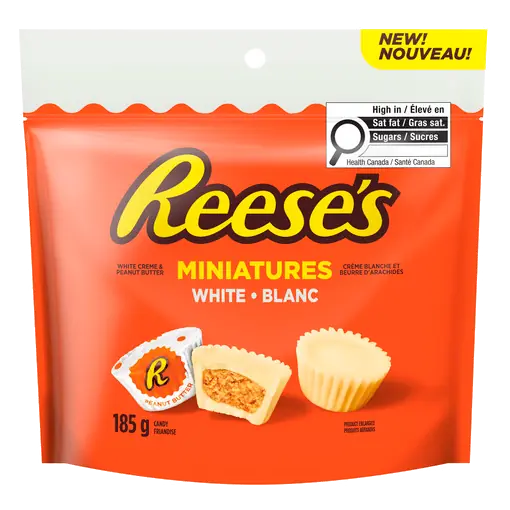 Reese's Miniature Chocolate White Creme & Peanut Butter 185 g