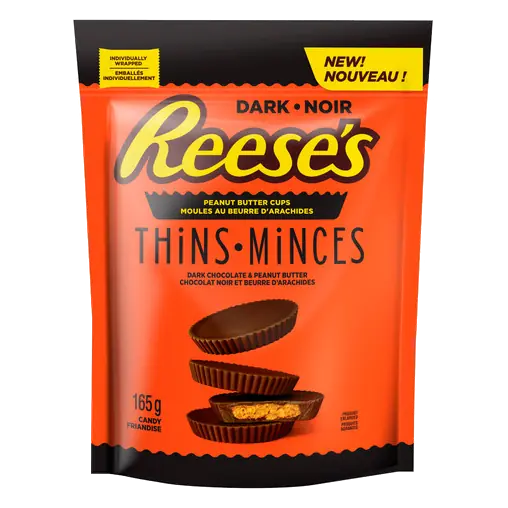 Thins Cups Dark Chocolate Peanut Butter 165 g