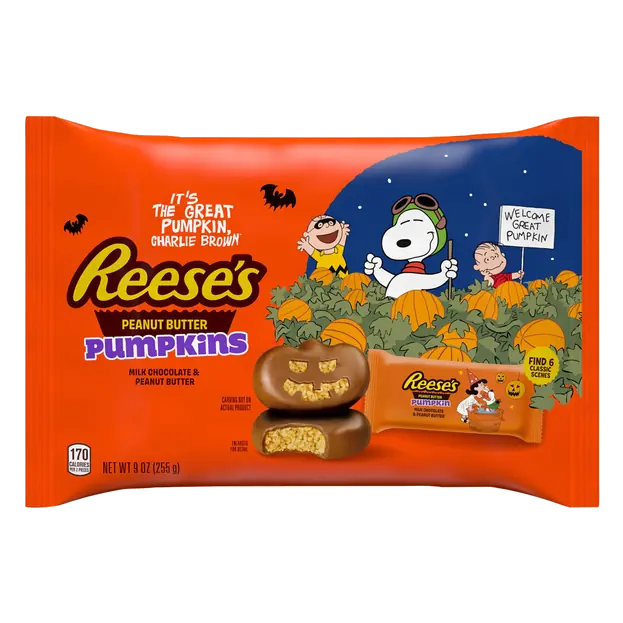 Snoopy & Friends Peanut Butter Pumpkins Halloween Candy