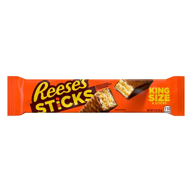 Sticks Milk Chocolate Peanut Butter & Crispy Wafers Candy Bar