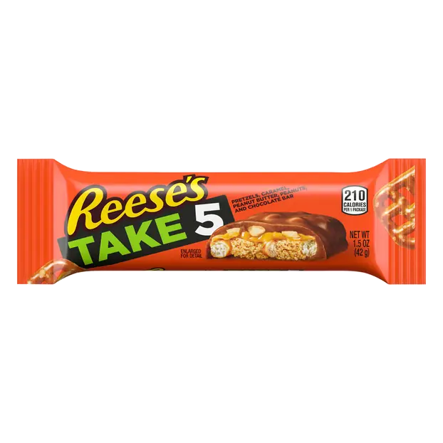 Take 5 Pretzel Caramel Peanut Butter Peanuts & Chocolate Candy Bar